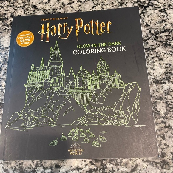 Design Harry Potter Glow In The Dark Coloring Book Poshmark